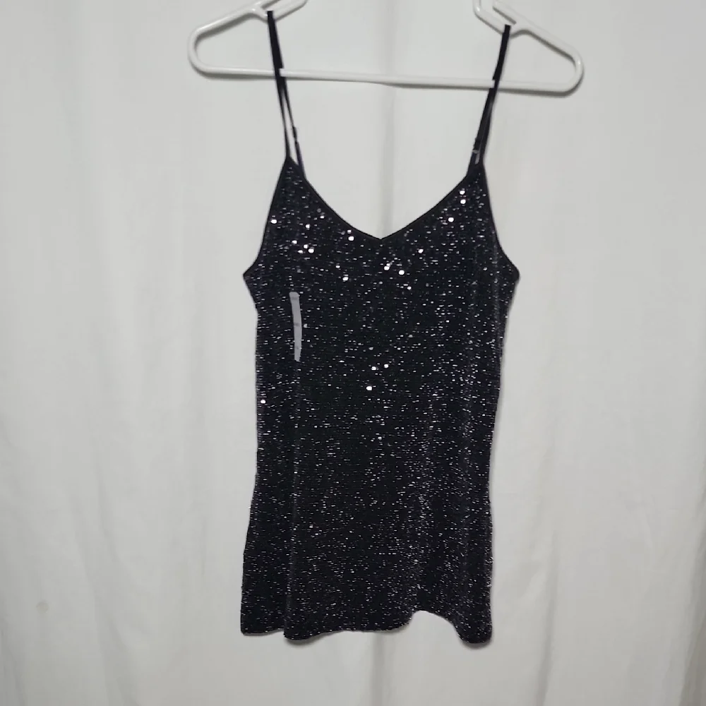Express Glittery Black Camisole